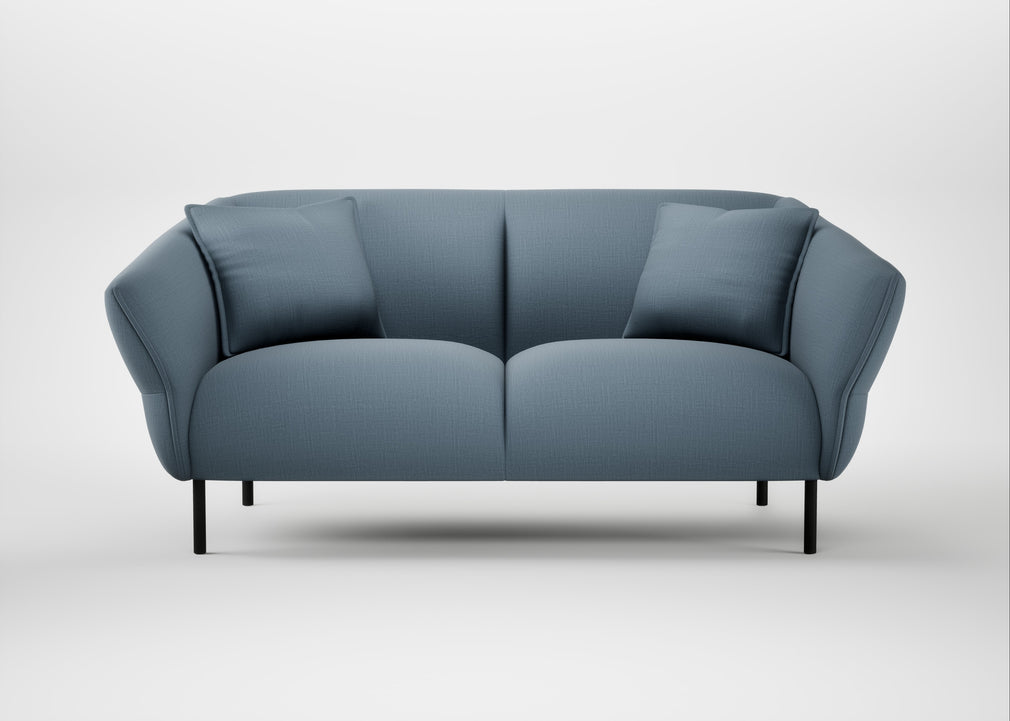 Alto 2 Seater Sofa Smart Cotton Linen Celestial