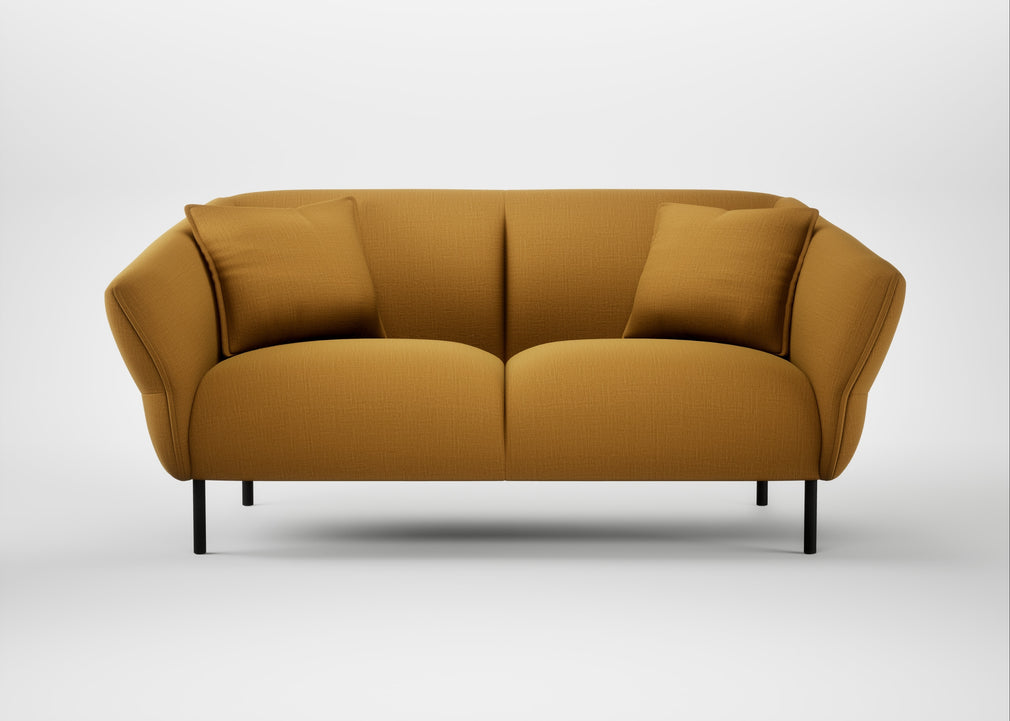 Alto 2 Seater Sofa Smart Cotton Linen Sahara