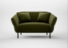 Alto Loveseat Cotton Velvet Evergreen