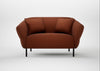 Alto Loveseat Smart Cotton Linen Rust