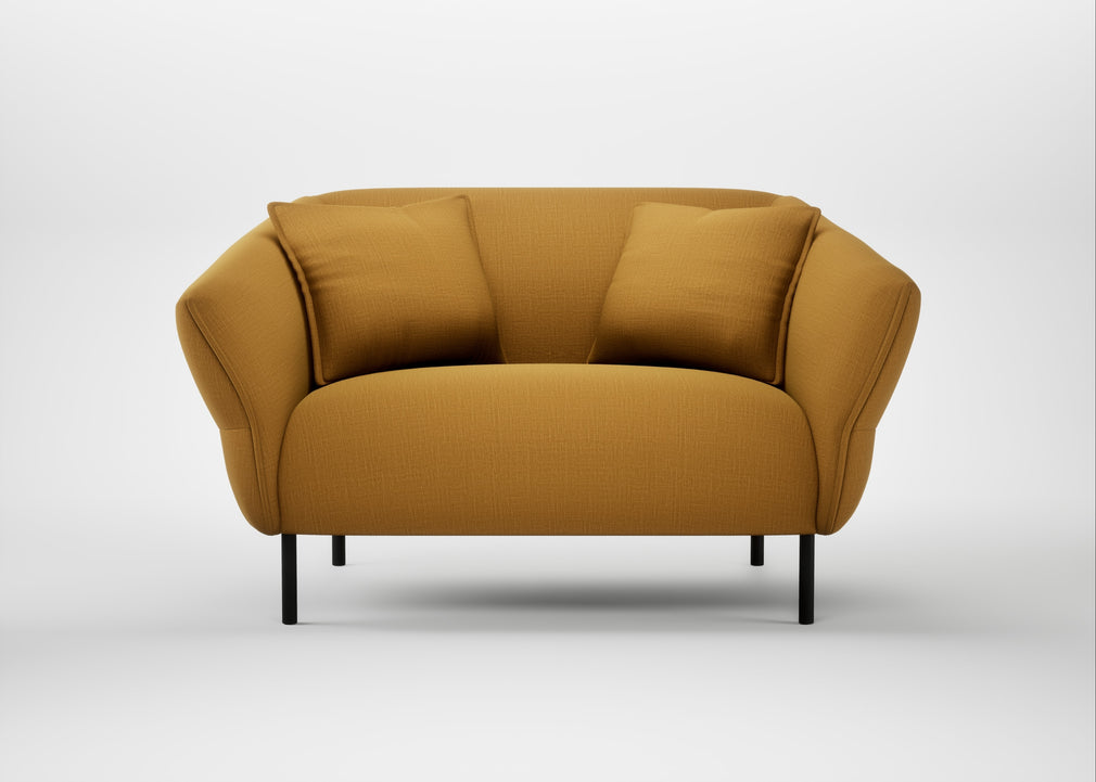 Alto Loveseat Smart Cotton Linen Sahara