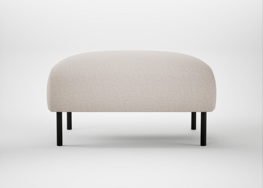Alto Ottoman Capelo Linen-Cotton Sesame