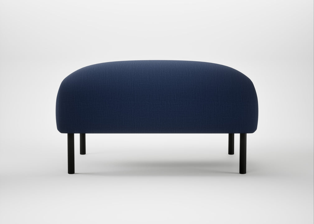 Alto Ottoman Smart Cotton Linen Indigo