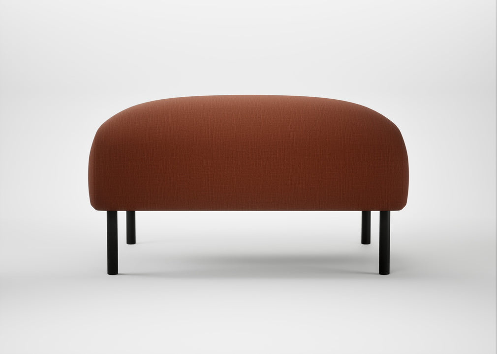 Alto Ottoman Smart Cotton Linen Rust