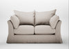 Tailor Loose Cover 2 Seater Sofa Capelo Linen-Cotton Sesame