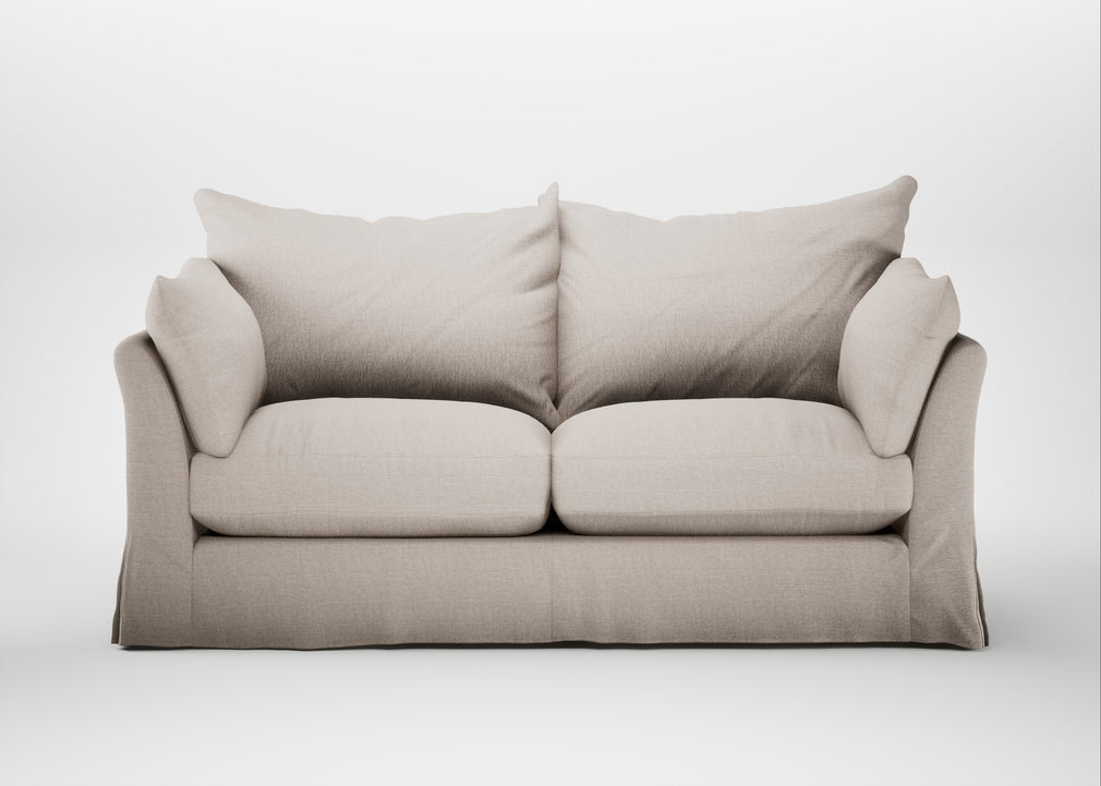 Tailor Loose Cover 3 Seater Sofa Capelo Linen-Cotton Sesame