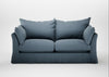 Tailor Loose Cover 3 Seater Sofa Smart Cotton Linen Celestial