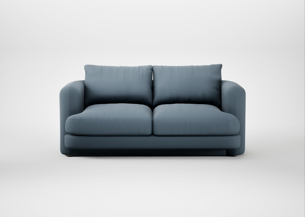Rafi 2 Seater Sofa Smart Cotton Linen Celestial