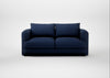 Rafi 2 Seater Sofa Smart Cotton Linen Indigo