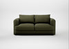 Rafi 2 Seater Sofa Smart Cotton Linen Myrtle