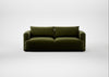 Rafi 3 Seater Sofa Cotton Velvet Evergreen