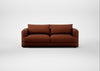 Rafi 3 Seater Sofa Smart Cotton Linen Rust