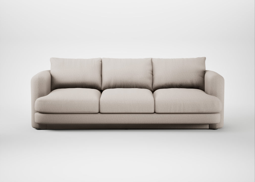 Rafi 4 Seater Sofa Capelo Linen-Cotton Sesame