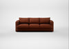 Rafi 4 Seater Sofa Smart Cotton Linen Rust