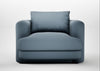 Rafi Armchair Smart Cotton Linen Celestial / Swivel