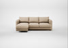 Rafi Left Hand Facing Chaise Sofa Smart Cotton Linen Rice