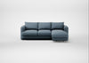 Rafi Right Hand Facing Chaise Sofa Smart Cotton Linen Celestial