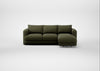 Rafi Right Hand Facing Chaise Sofa Smart Cotton Linen Myrtle