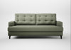 Mistral 3 Seater Sofa Capelo Linen-Cotton Sage / Black