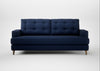 Mistral 3 Seater Sofa Smart Cotton Linen Indigo / Natural