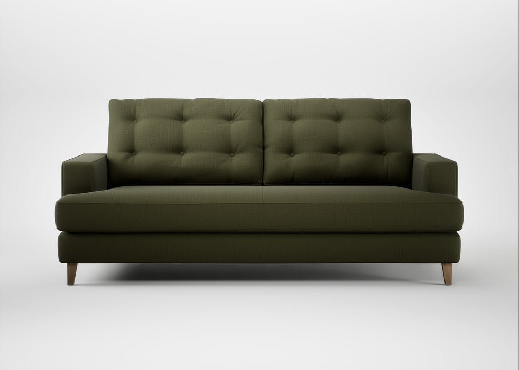 Mistral 3 Seater Sofa Smart Cotton Linen Myrtle / Natural