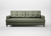 Mistral 4 Seater Sofa Capelo Linen-Cotton Sage / Black