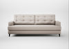 Mistral 4 Seater Sofa Capelo Linen-Cotton Sesame / Black