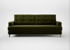 Mistral 4 Seater Sofa Cotton Velvet Evergreen / Natural