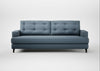 Mistral 4 Seater Sofa Smart Cotton Linen Celestial / Black