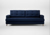 Mistral 4 Seater Sofa Smart Cotton Linen Indigo / Natural