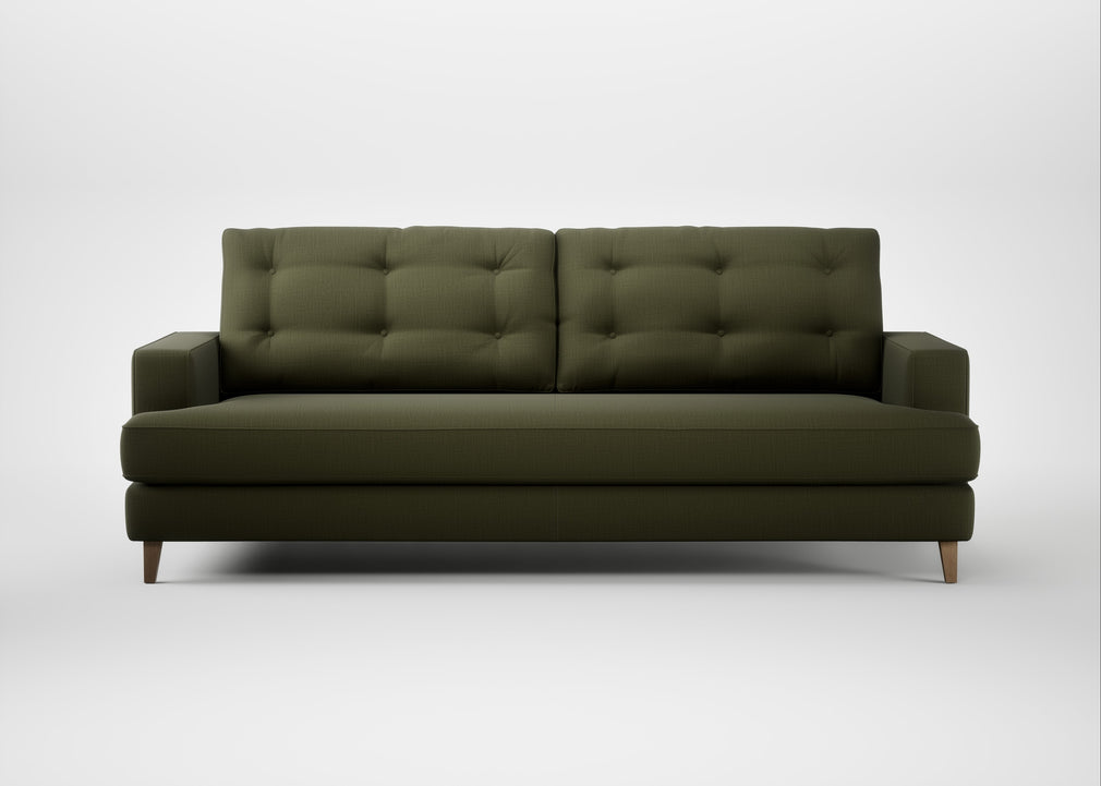 Mistral 4 Seater Sofa Smart Cotton Linen Myrtle / Natural