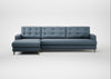 Mistral Left Hand Facing Corner Sofa Smart Cotton Linen Celestial / Natural