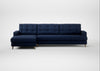 Mistral Left Hand Facing Corner Sofa Smart Cotton Linen Indigo / Natural