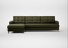 Mistral Left Hand Facing Corner Sofa Smart Cotton Linen Myrtle / Natural