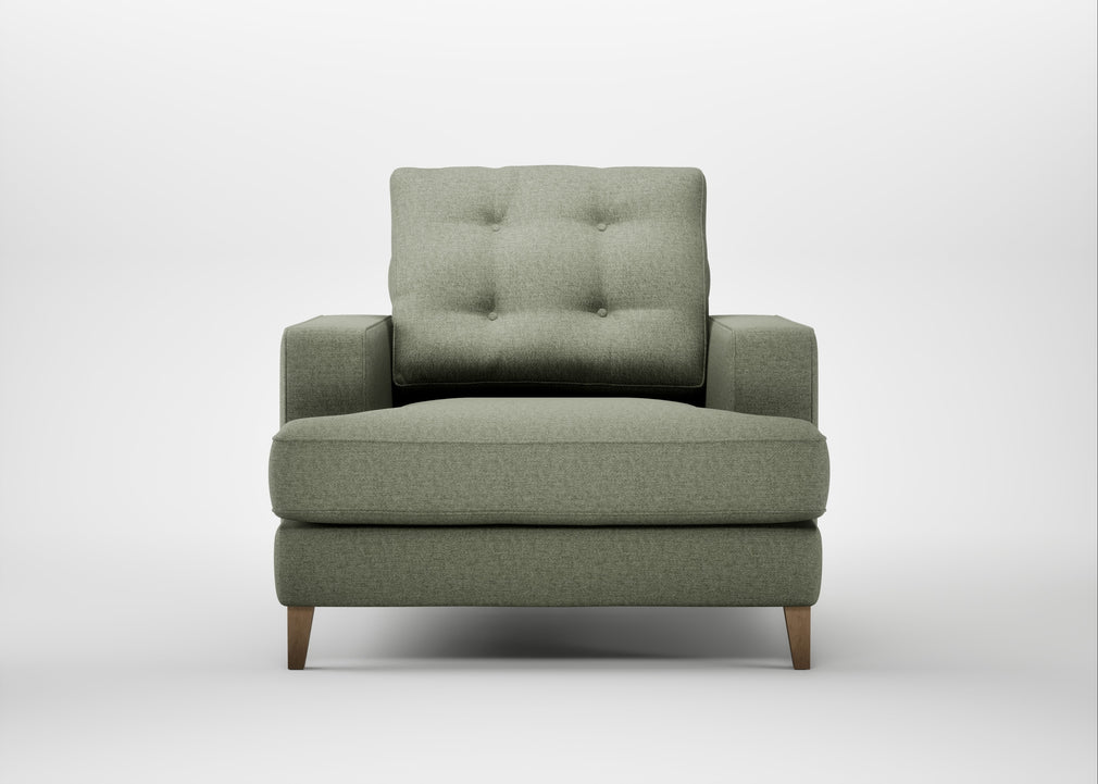 Mistral Armchair Capelo Linen-Cotton Sage / Natural