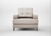 Mistral Armchair Capelo Linen-Cotton Sesame / Natural
