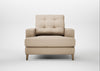Mistral Armchair Smart Cotton Linen Rice / Natural