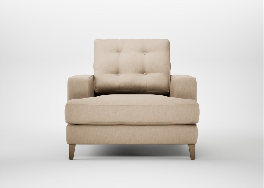 Mistral Armchair Smart Cotton Linen Rice / Natural