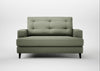 Mistral Loveseat Capelo Linen-Cotton Sage / Black