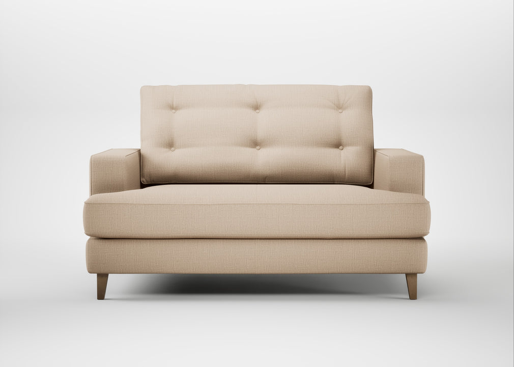 Mistral Loveseat Smart Cotton Linen Rice / Natural