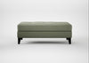Mistral Footstool Capelo Linen-Cotton Sage / Black