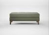 Mistral Footstool Capelo Linen-Cotton Sage / Natural