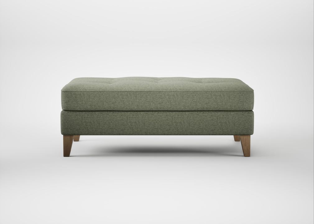 Mistral Footstool Capelo Linen-Cotton Sage / Natural