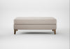 Mistral Footstool Capelo Linen-Cotton Sesame / Natural