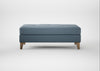 Mistral Footstool Smart Cotton Linen Celestial / Natural