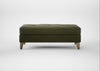 Mistral Footstool Smart Cotton Linen Myrtle / Natural