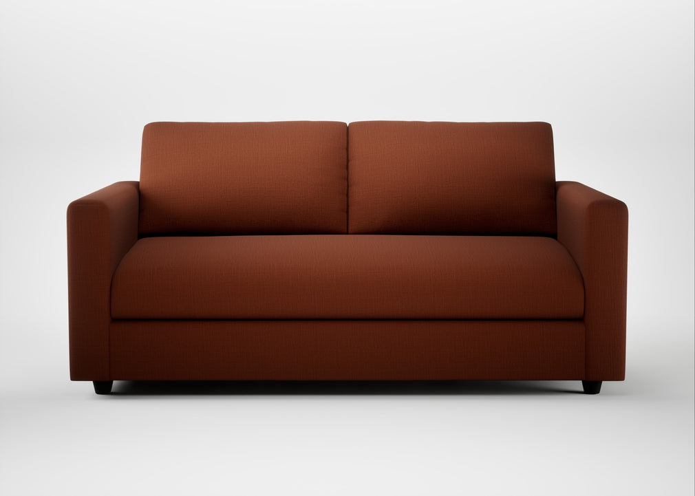 Nimbus II 3 Seater Sofa Smart Cotton Linen Rust