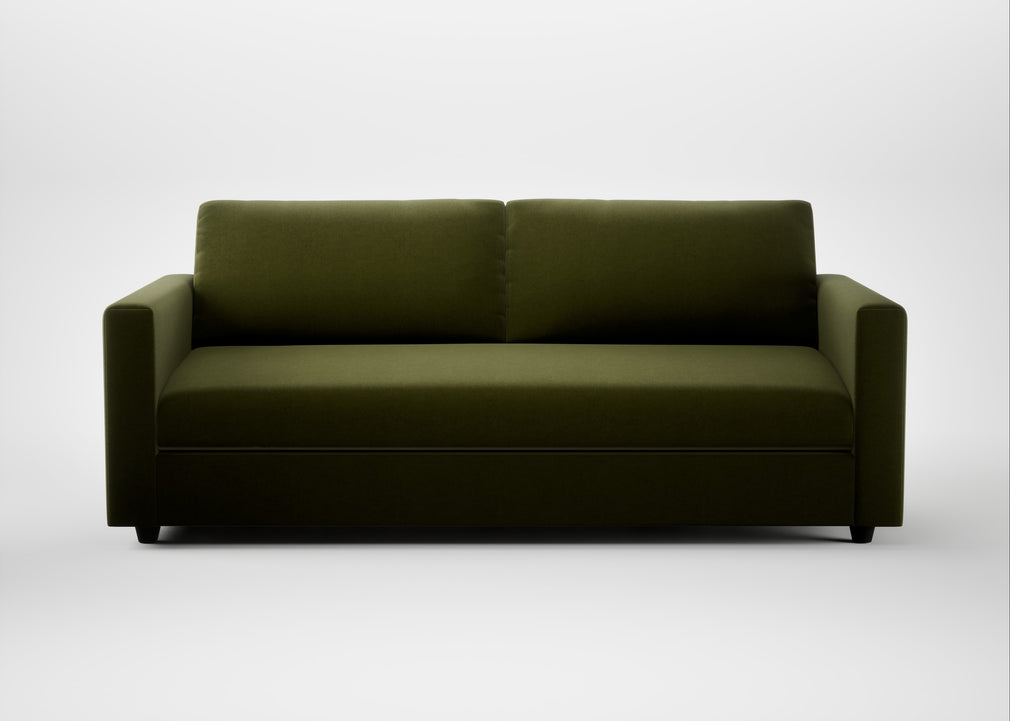 Nimbus II 4 Seater Sofa Cotton Velvet Evergreen