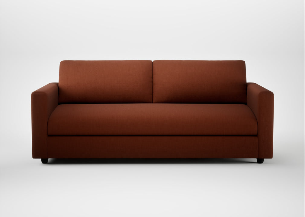 Nimbus II 4 Seater Sofa Smart Cotton Linen Rust