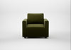Nimbus II Armchair Cotton Velvet Evergreen